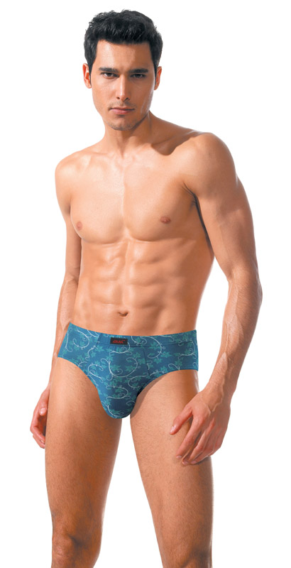 男(nán)天竹拔印三角褲